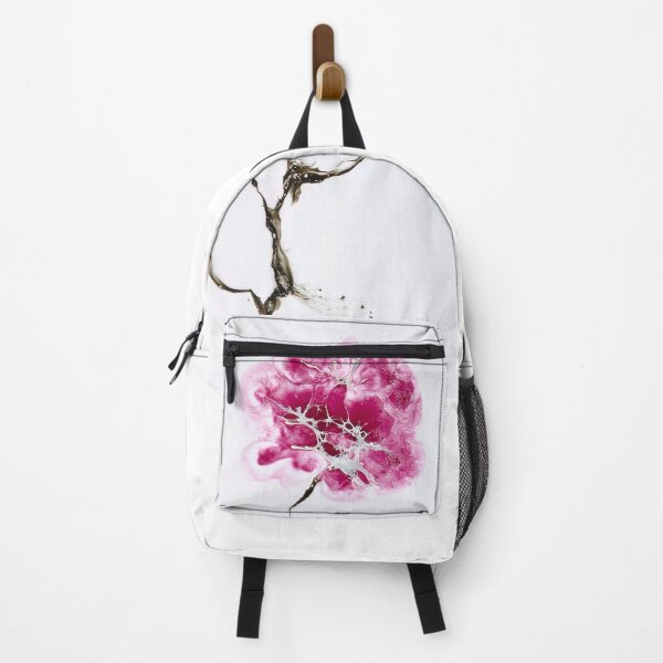 Item preview, Blossoms magic pink - encaustic painting designed and sold by Julia Chruschew.