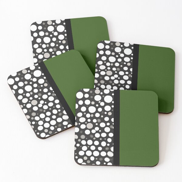 Item preview, Raindrops I Forest Green designed and sold by CushyNest.