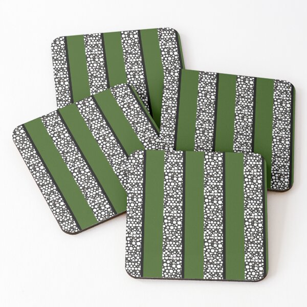 Item preview, Raindrops I Forest Green designed and sold by CushyNest.