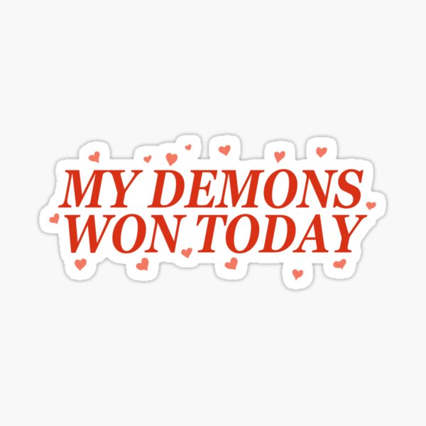 Item preview, my demons won today designed and sold by sagegreenmoon.