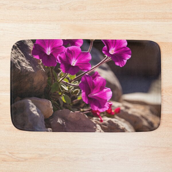 Item preview, stone wall flowers art print designed and sold by dcrc.