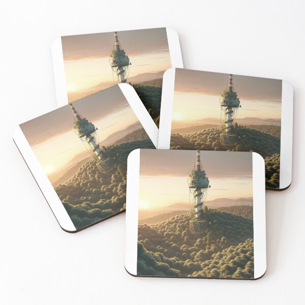 Item preview, Nature's Hold on Seoul's Tower designed and sold by State  Of Calamity.