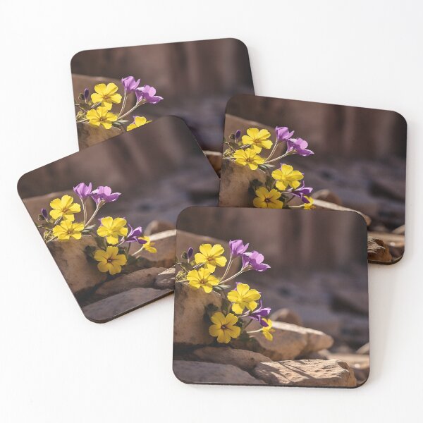 Item preview, stone wall flowers art print designed and sold by dcrc.
