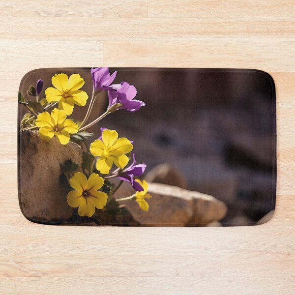 Item preview, stone wall flowers art print designed and sold by dcrc.