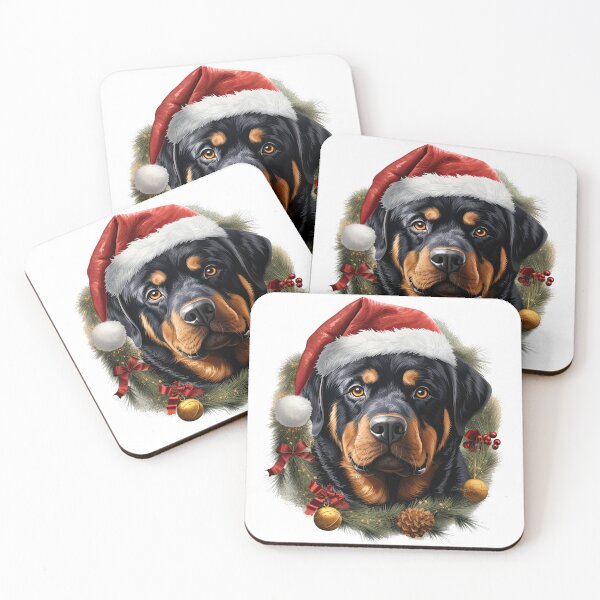 Item preview, Rottweiler Christmas designed and sold by Arthoughts.