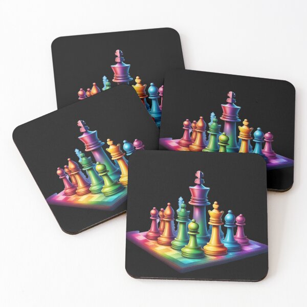 Item preview, LGBT chess board designed and sold by studio468.