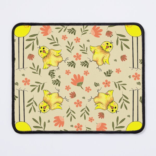 Item preview, Chicky Chicks everywhere on Ivory background designed and sold by OaktreeStudio.