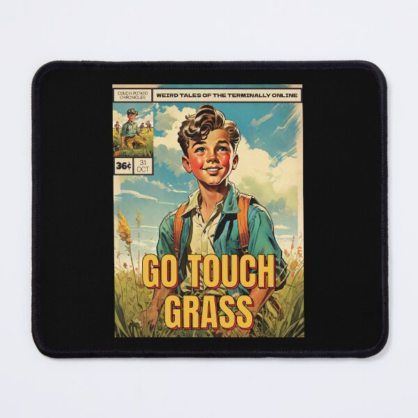 Item preview, Go Touch Grass - Vintage Retro Comic Book Cover Art Style designed and sold by thecatcouch.