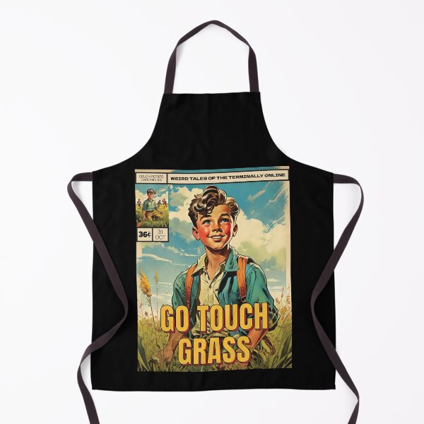 Item preview, Go Touch Grass - Vintage Retro Comic Book Cover Art Style designed and sold by thecatcouch.