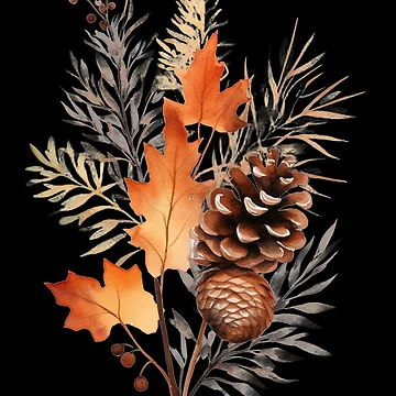 Artwork thumbnail, Autumn Pattern by AnnaMDesign