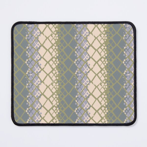 Item preview, Snake Skin Animal Pattern in pastel green and grey designed and sold by BrankaPD.