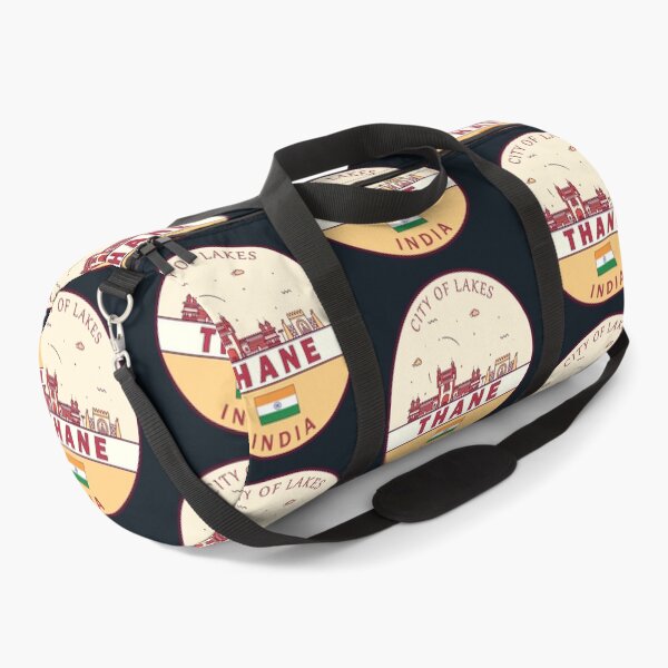 Item preview, Thane India City Skyline Emblem designed and sold by KrisSidDesigns.