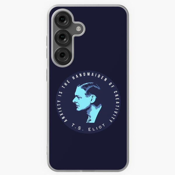 Item preview,  T.S. Eliot portrait and quote: Anxiety is the handmaiden of creativity designed and sold by artbleed.
