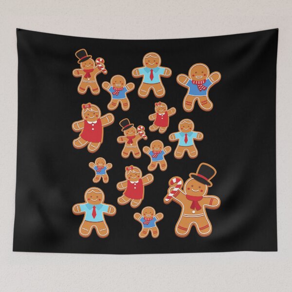 Item preview, christmas gingerbread men designed and sold by BuyMeifYouLike.