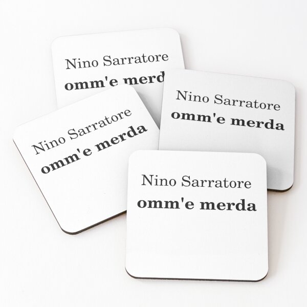 Item preview, Sarratore Omm'e merda (black) designed and sold by InsolacionCao.