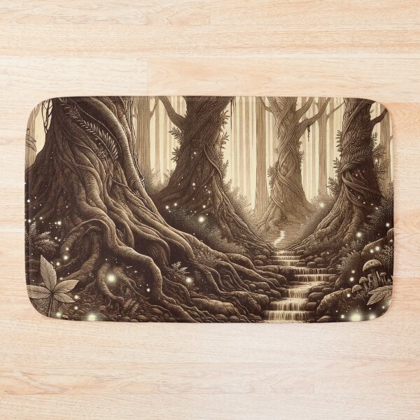Item preview, Whispers of Lights in the Enchanted Forest designed and sold by PictorialWhimsy.