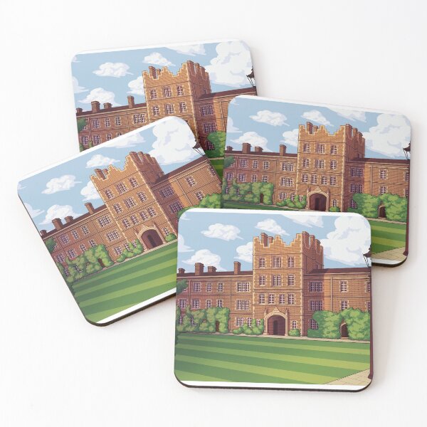Item preview, Jesus College Cambridge University Colourful Illustration designed and sold by drawingcam.