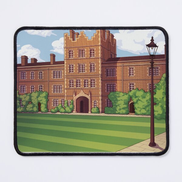 Item preview, Jesus College Cambridge University Colourful Illustration designed and sold by drawingcam.