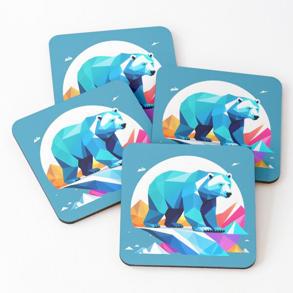 Item preview, Low Poly Polar Bear designed and sold by Devo07.