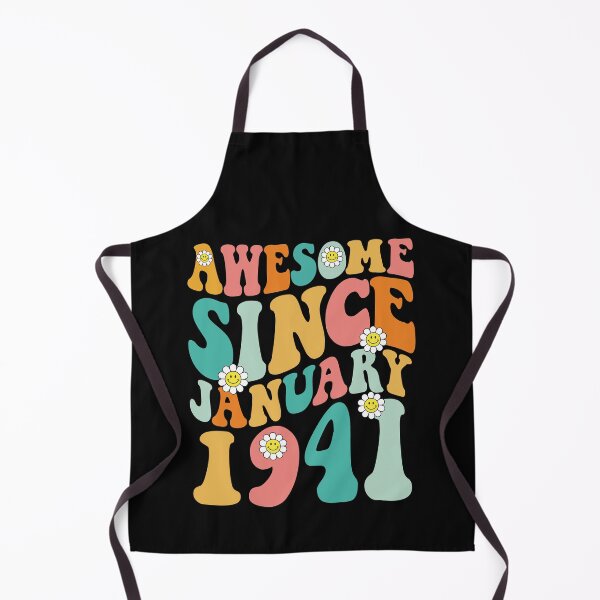 Item preview, Awesome Since January 1941 | Made In 1941 | Retro Groovy Birthday designed and sold by Christina-grich.