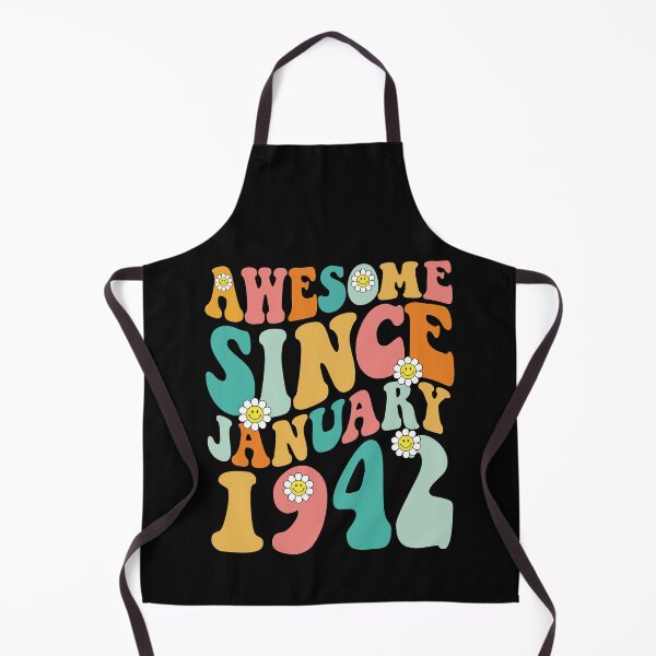 Item preview, Awesome Since January 1942 | Made In 1942 | Retro Groovy Birthday designed and sold by Christina-grich.