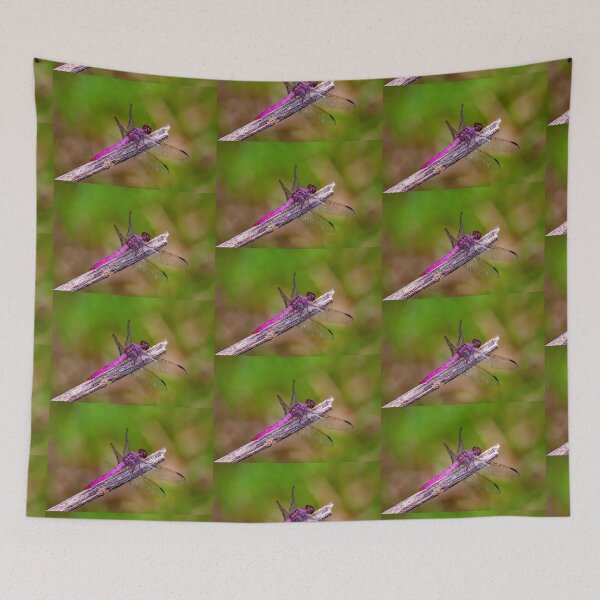 Item preview, Dragonfly Lovers: Roseate Skimmer ~ Jigsaw Puzzle ~ Decorate Your Home With Wall Art, Metal Art, Wall Clock, Tapestry, Comforter, Throw Blanket, Throw Pillow, Shower Curtain & More designed and sold by MoreEZUSA-Here.