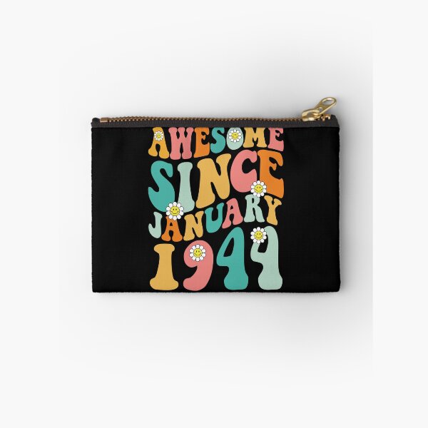 Item preview, Awesome Since January 1944 | Made In 1944 | Retro Groovy Birthday designed and sold by Christina-grich.