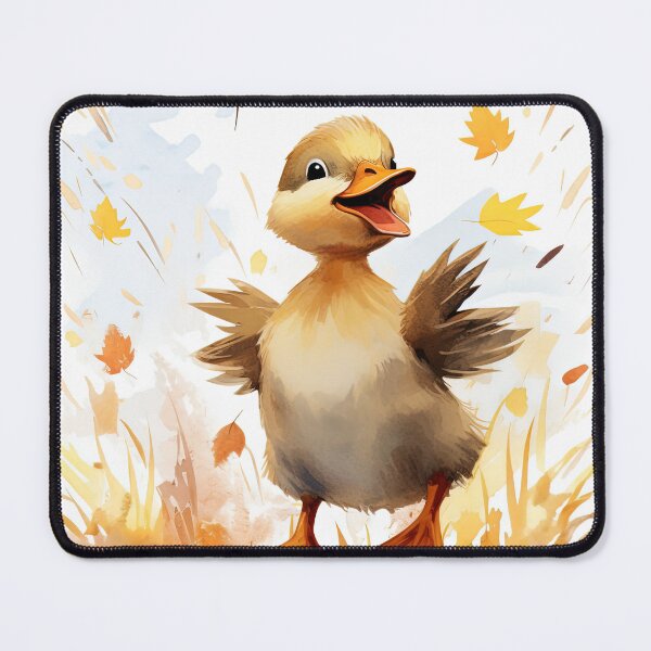 Item preview, Whimsical Autumn: Nature's Playtime - Duckling designed and sold by KieraJewel.