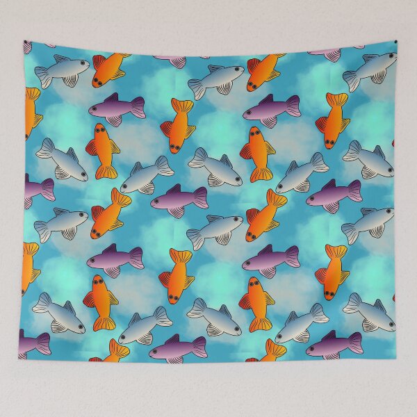 Item preview, Fish Seamless Pattern designed and sold by ThiagoSDantas.