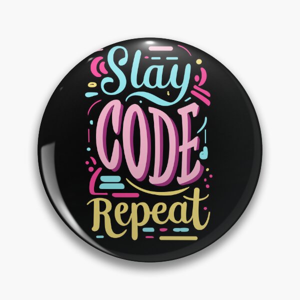 Item preview, Code Queen: Slay, Code, Repeat – The Programmer's Mantra designed and sold by Arienrod's Designs.