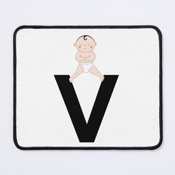 Item preview, baby alphabet letter v designed and sold by alimsahinoglu.