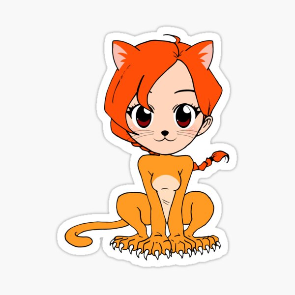 Chibi Cat Cat Sticker