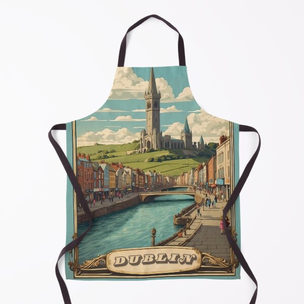 Item preview, Dublin Vintage Retro Poster: Experience Ireland's Charm designed and sold by Ceemko's Vintage Corner.