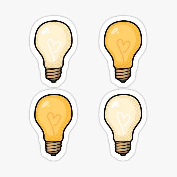 Item preview, Light Bulbs Sticker Pack designed and sold by itsgillymac.