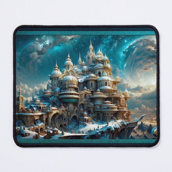 Item preview, City Of The Clouds Of Rimdar AI Concept Creation by Xzendor7 designed and sold by Xzendor7 Digital Art Creations.