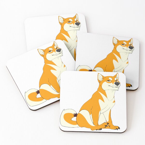 Item preview, Shiba Inu (Red) Sticker designed and sold by CosmicFatality.