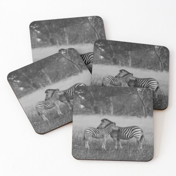 Item preview, Poster mom and child zebra in Africa  designed and sold by Made-by-bella.