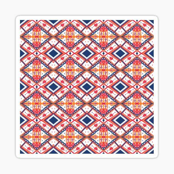 Item preview, Ikat seamless pattern hand drawn  designed and sold by mybestdesign.