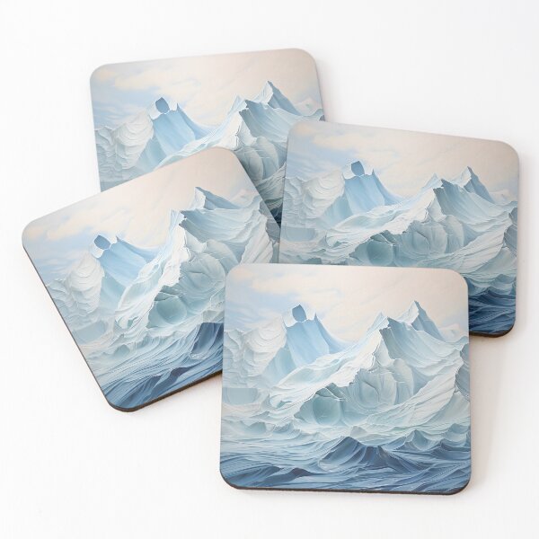 Item preview, Iceberg: Abstract Acrylic Painting designed and sold by Rivanes.