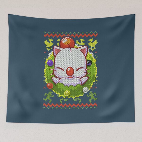 Item preview, Cute Moogle Final Fantasy - Christmas Ugly Sweater designed and sold by BlancaVidal.