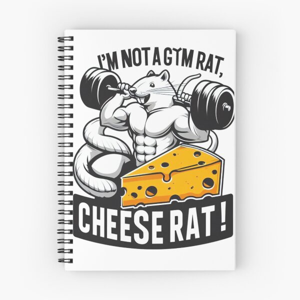 Item preview, I'm not a Gym Rat, I'm a Cheese Rat! designed and sold by Gulyabani.