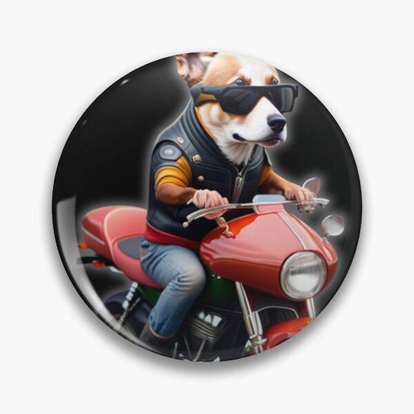 Item preview, Chihuahua Rider Vintage Motorcycle Part 2 designed and sold by noomnoi.