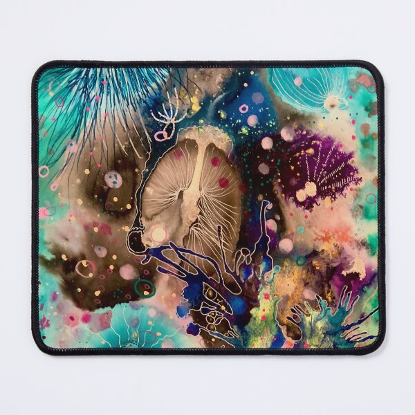 Item preview, Mixed media painting called lungs designed and sold by Underwaterlove.
