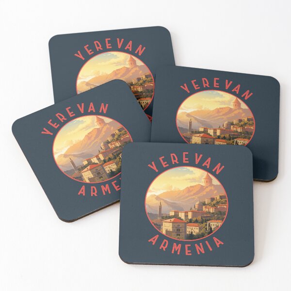 Item preview, Yerevan Armenia Retro Distressed Circle designed and sold by KrisSidDesigns.