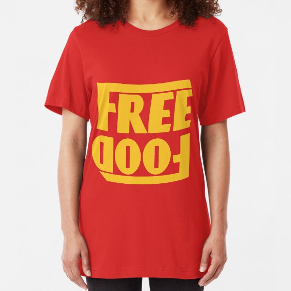 Free Food (hanger logo) Slim Fit T-Shirt