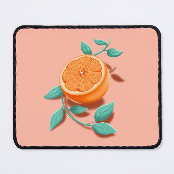 Item preview, Juicy Orange with Leaves - Realist Fruit designed and sold by LJArtworkDesign.