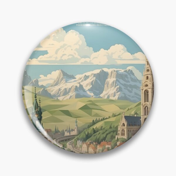 Item preview, Brussels Vintage Retro Poster: Explore Belgium's Heritage designed and sold by Ceemko's Vintage Corner.