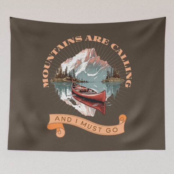 Item preview, Mountains are calling - exploretheworld - tourist atraction - aroundtheworld - Die Wanderlust – outdoorlife – exploremore – Sundown adventure – in to the wild designed and sold by JansenGS.