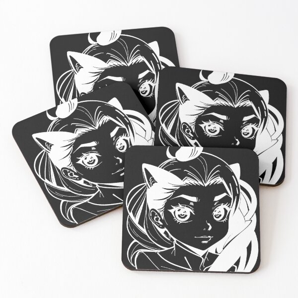 Item preview, Anime girl with cat ears on her head designed and sold by Lukasz Kobylka.