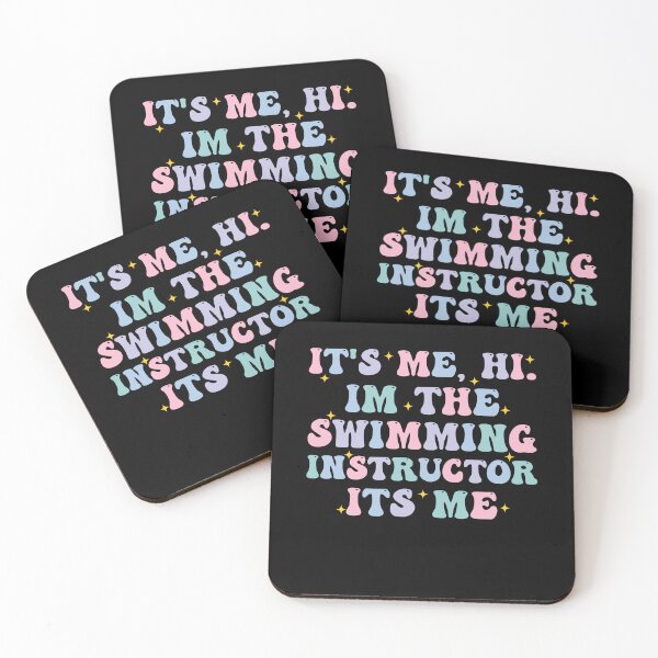 Item preview, It's Me Hi I'm The Swimming Instructor It's Me Funny Swimer  designed and sold by Amineharoni.